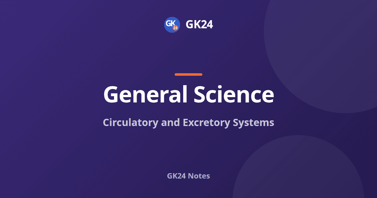 Circulatory and Excretory Systems: Heart, Blood and Kidney — GK24 title card