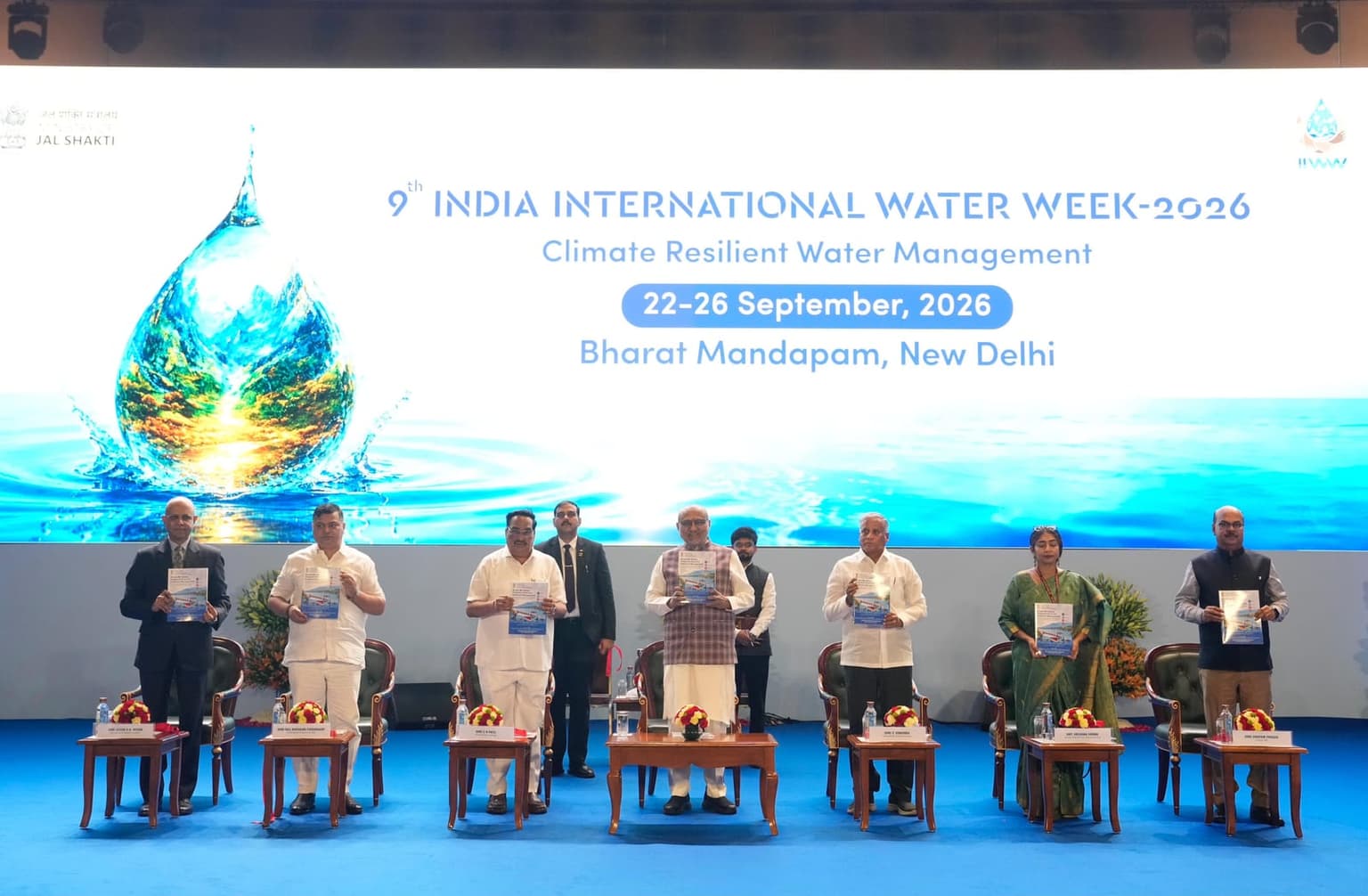 उपराष्ट्रपति ने 9वां भारतीय अंतरराष्ट्रीय जल सप्ताह 2026 शुरू किया