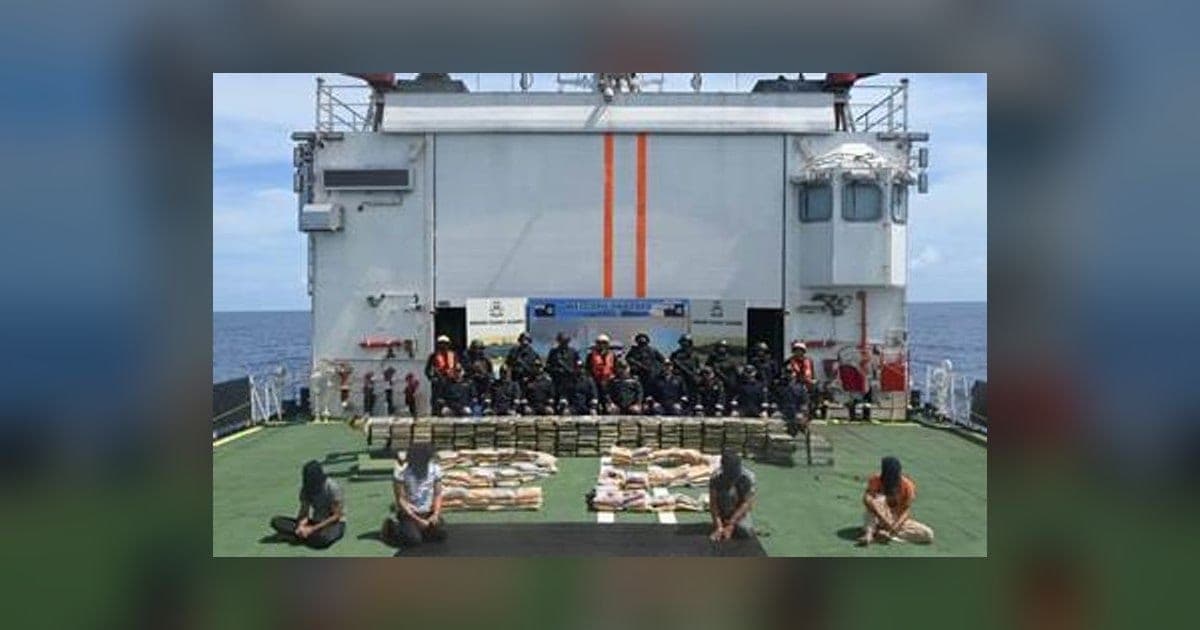 तटरक्षक बल ने लक्षद्वीप के पास 3,000 करोड़ की ड्रग्स पकड़ी