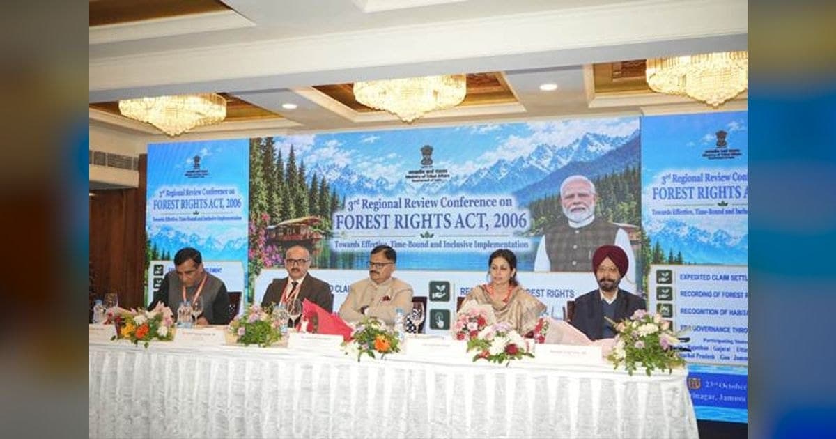 वन अधिकार अधिनियम की तीसरी क्षेत्रीय समीक्षा बैठक श्रीनगर में