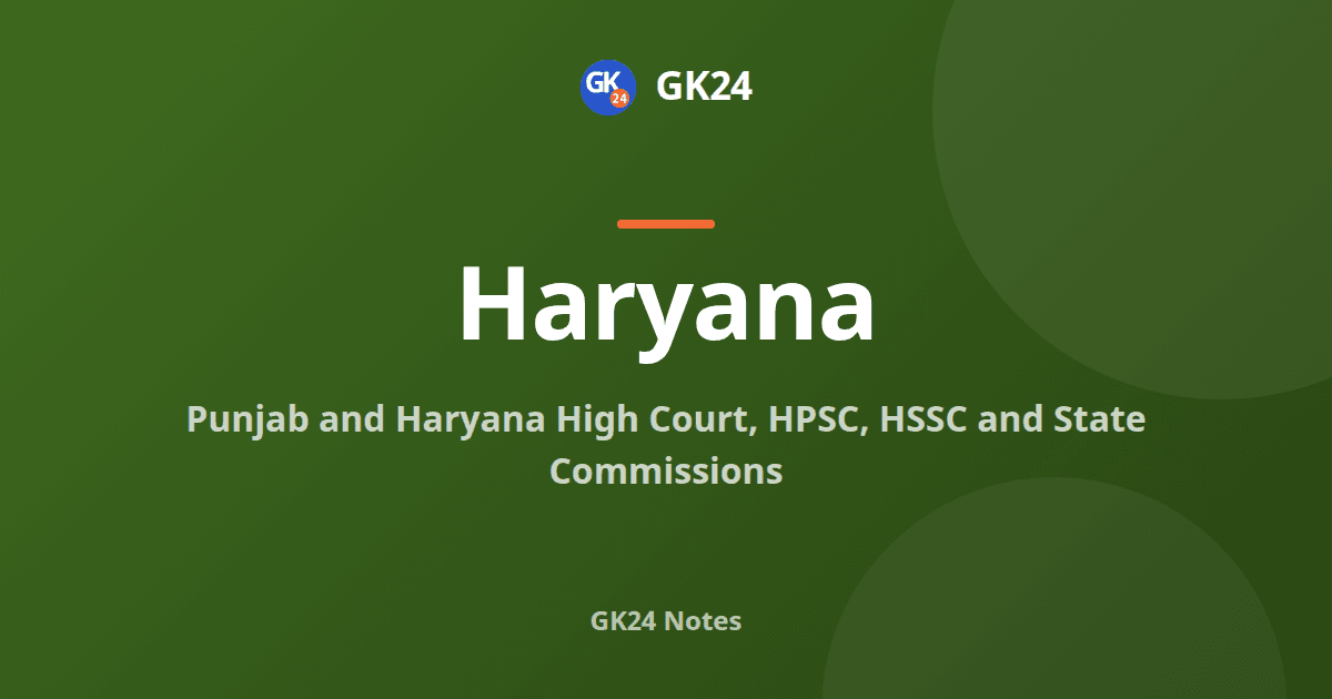 Punjab and Haryana High Court, HPSC and State Commissions — GK24 title card