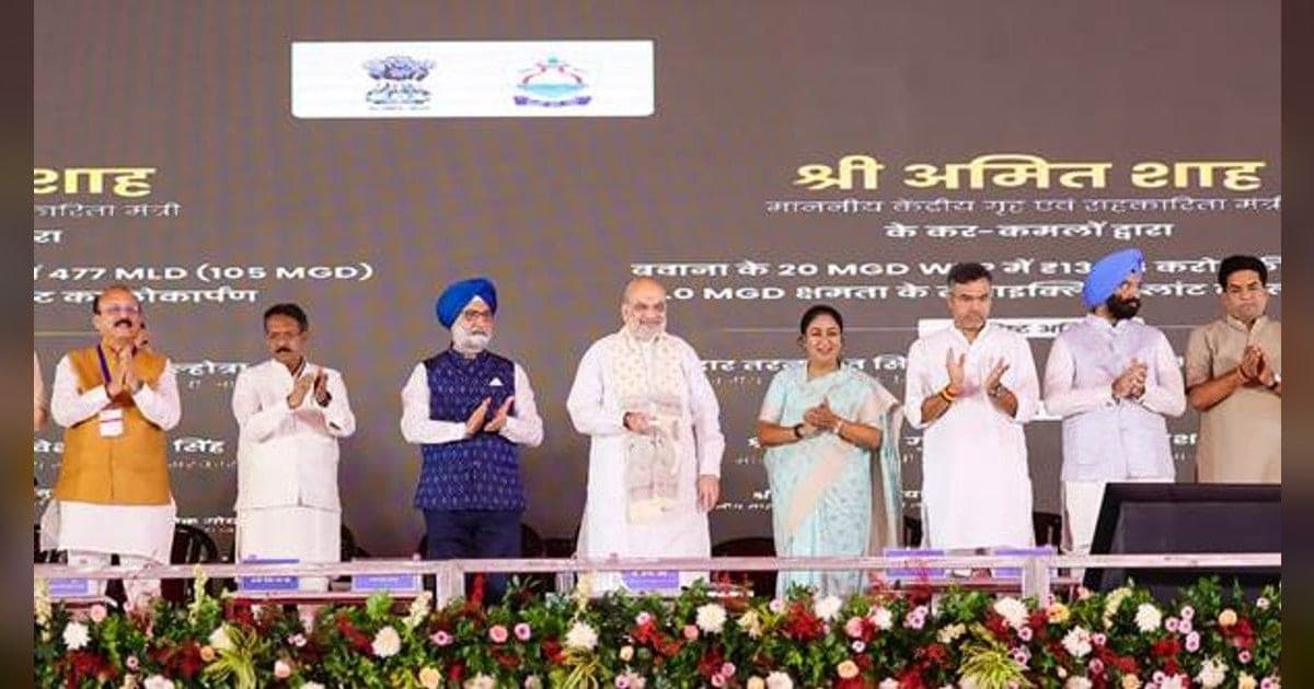 अमित शाह ने दिल्ली में 8,941 करोड़ की यमुना परियोजनाएं शुरू कीं