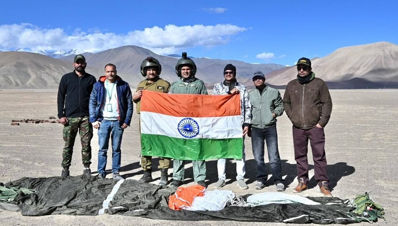 DRDO Makes Maiden Live Jump of High-Altitude Parachute AHAP