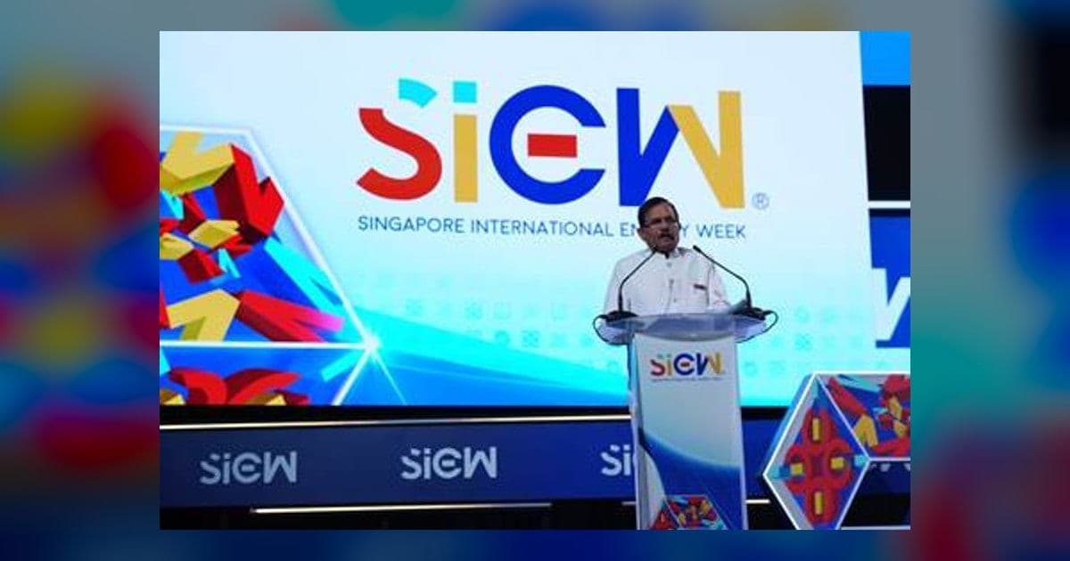 Shripad Naik Leads India at Singapore Energy Week 2026