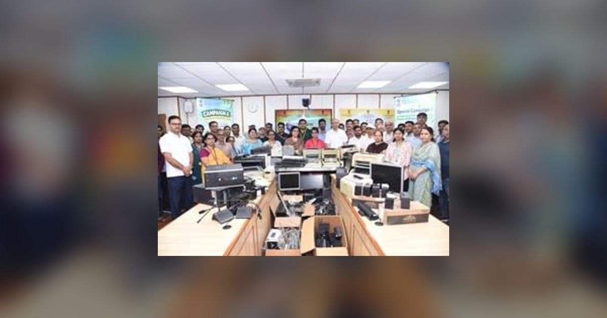 DBT Begins Special Campaign 6 With E-Waste Disposal Drive