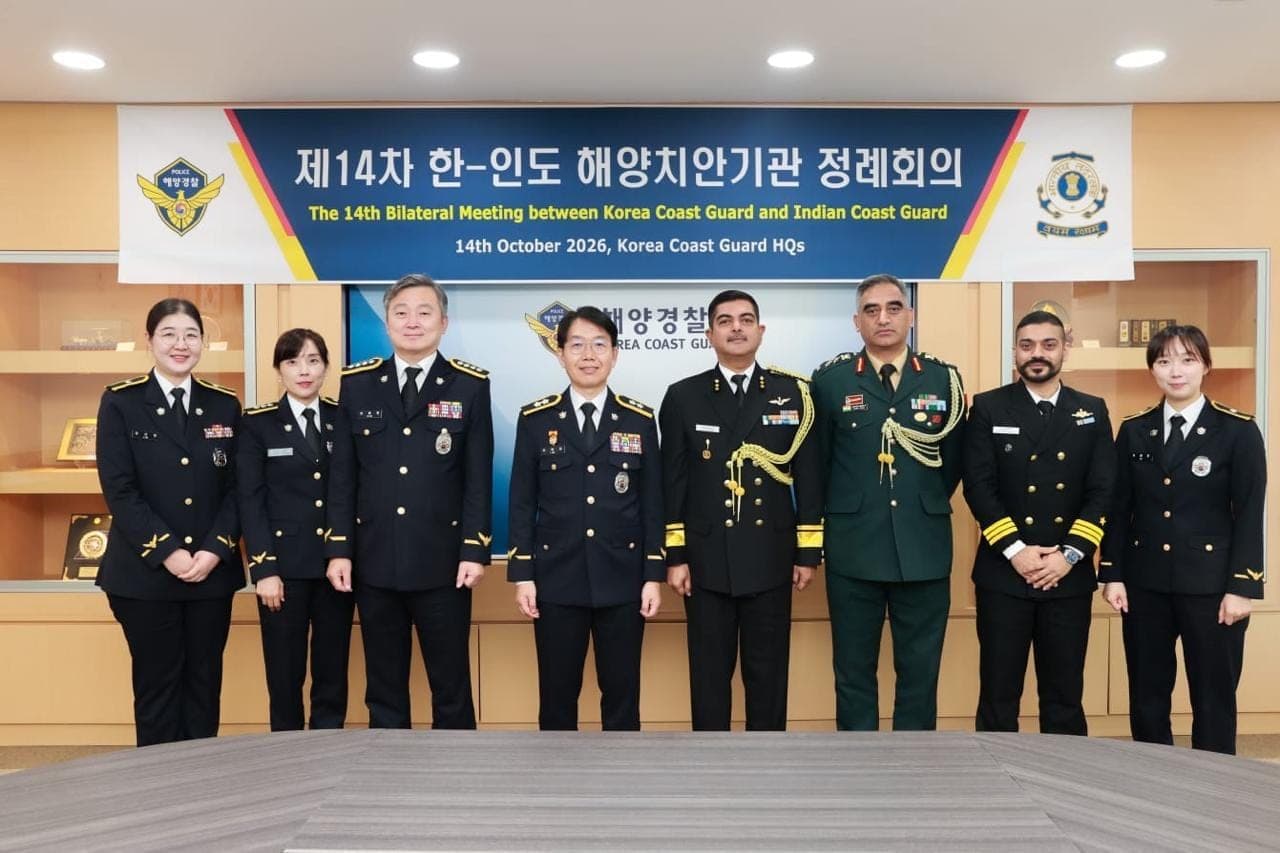 Indian and Korea Coast Guards Hold 14th High Level Meeting
