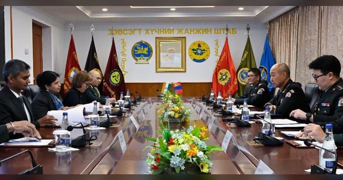 India and Mongolia Hold 14th Defence Joint Working Group Talks