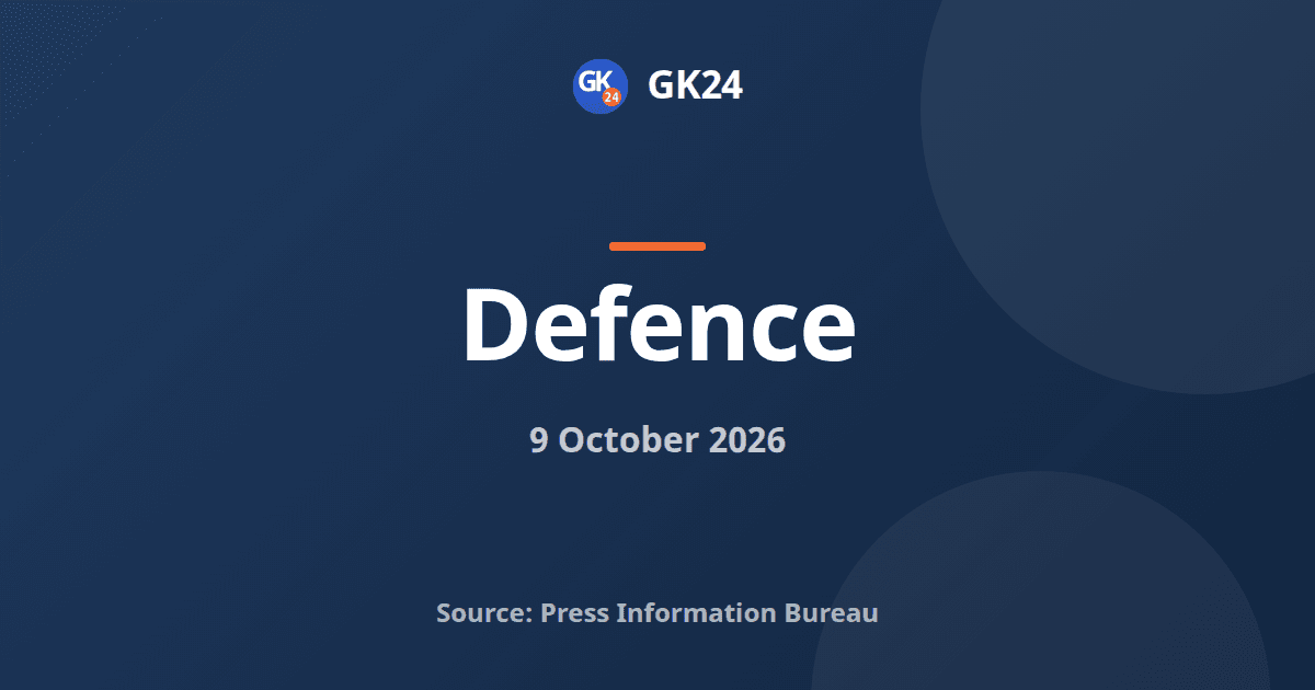 Defence Exports Reach Record ₹38,424 Crore, Says Rajnath Singh — GK24 title card