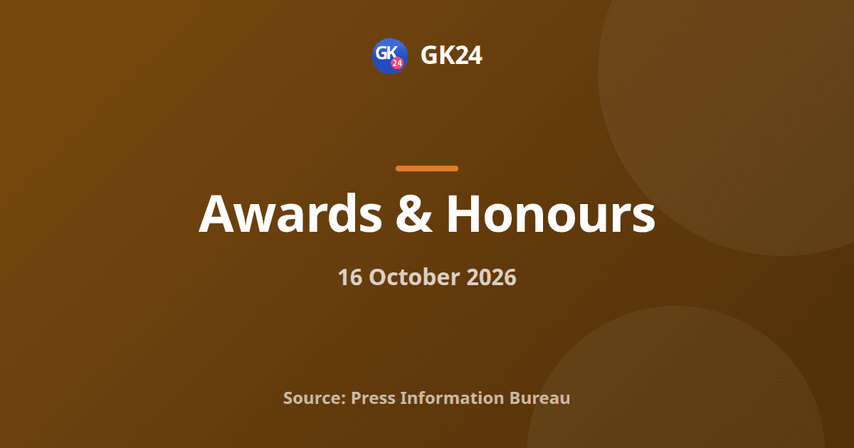 Bismillah Khan Yuva Puraskar for 106 Young Artists — GK24 title card