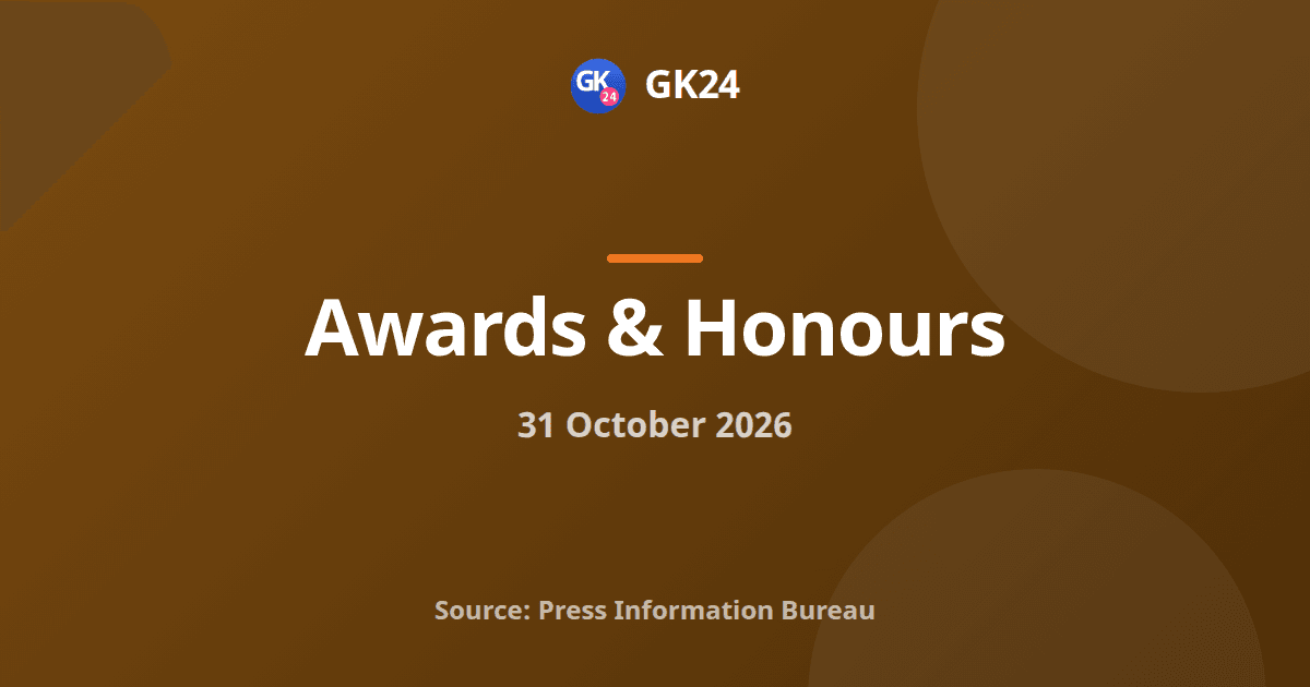 Kendriya Grihmantri Dakshata Padak 2026 Goes to 490 Personnel — GK24 title card
