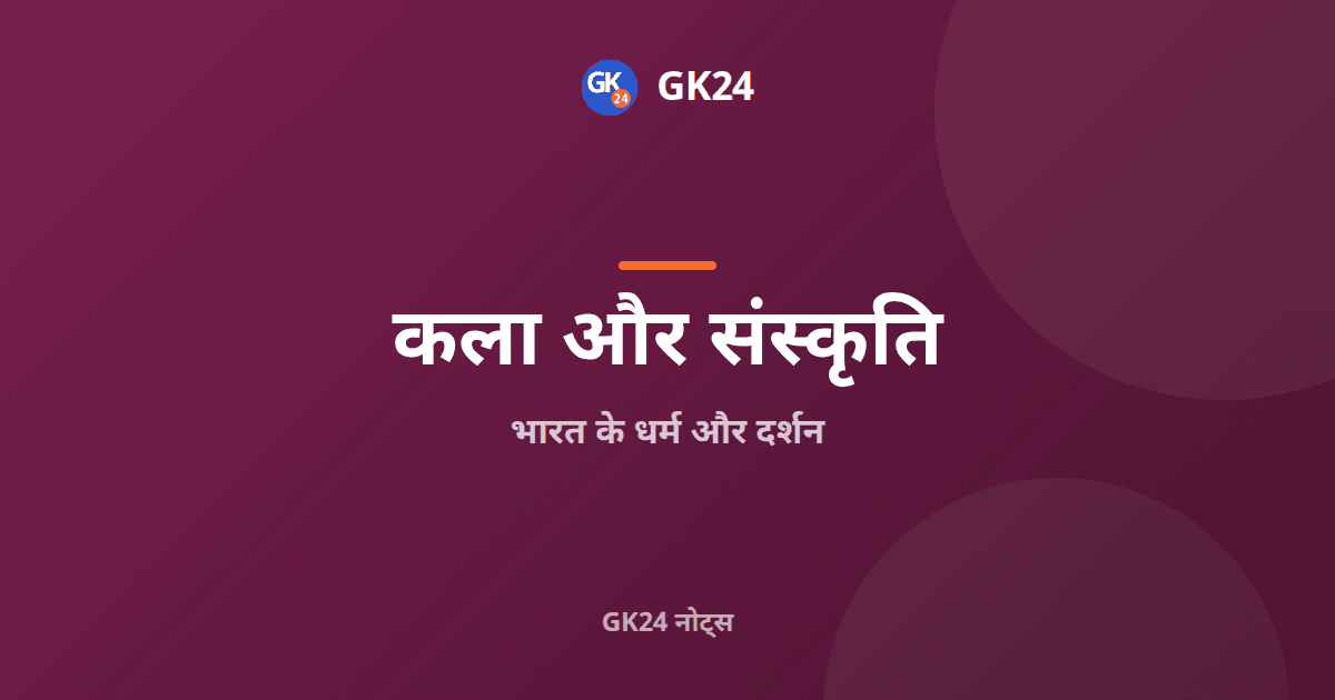 भारत के धर्म और दर्शन: षड्दर्शन और परीक्षा प्रश्न — GK24 title card