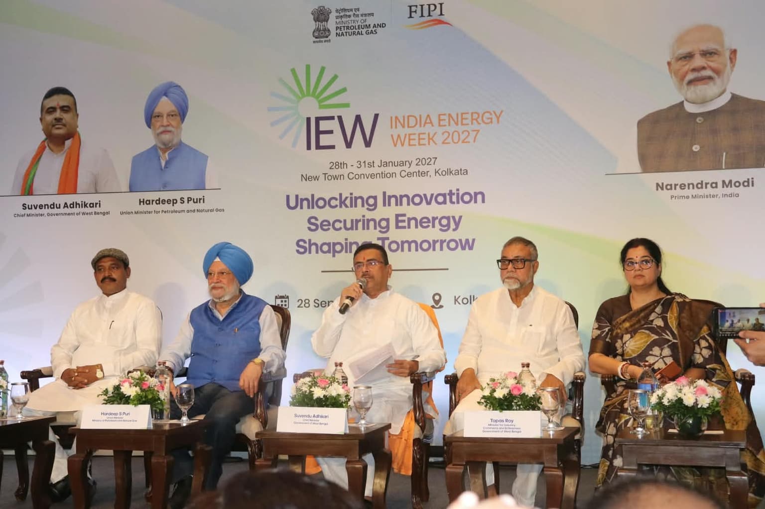 India Energy Week 2027 to Be Held in Kolkata in January