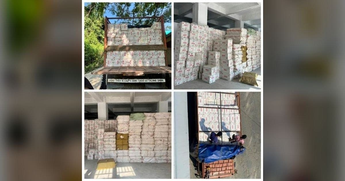मिजोरम में 8.64 करोड़ रुपये की तस्करी सिगरेट जब्त, DRI की कार्रवाई