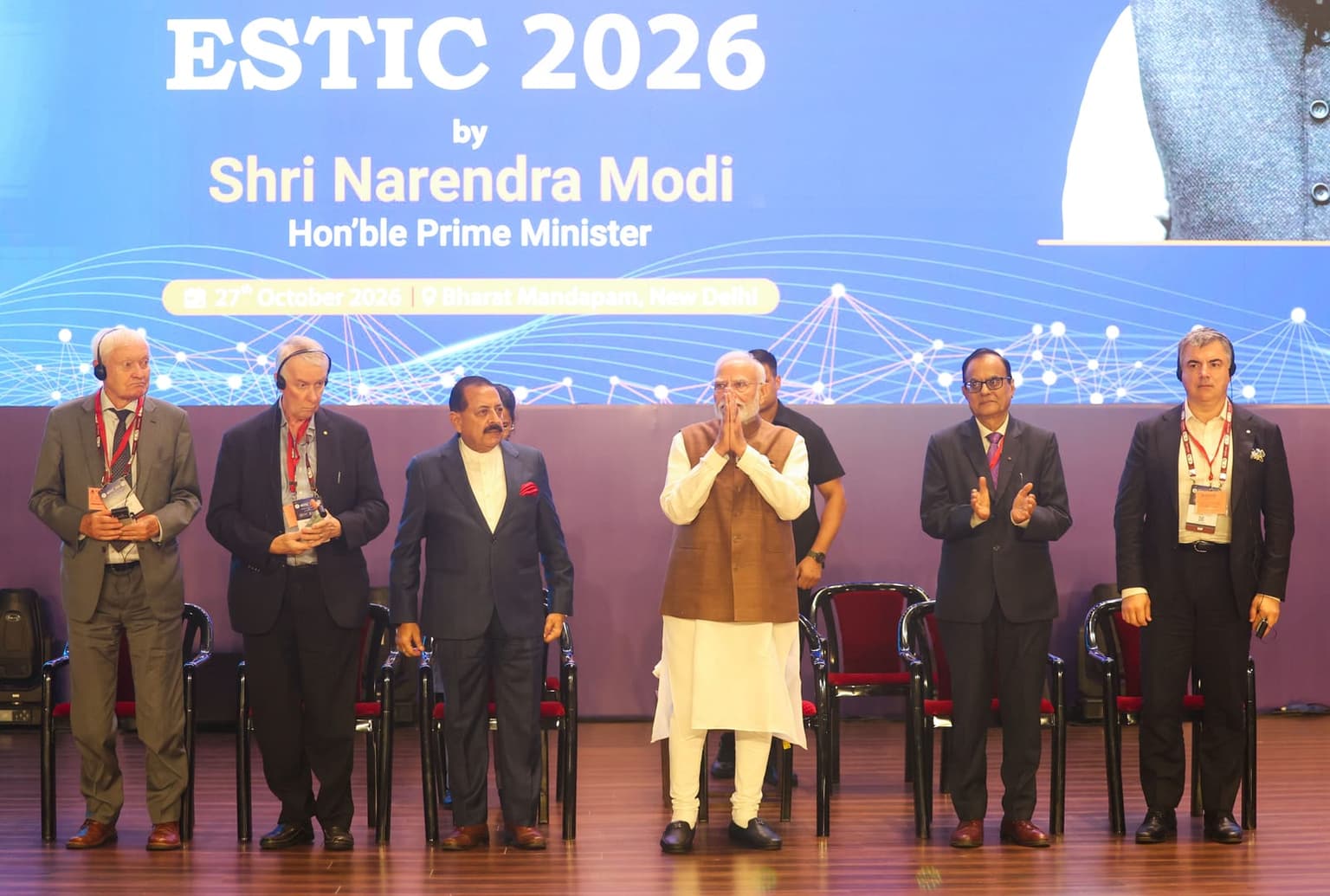 PM Modi Opens ESTIC 2026 Conclave at Bharat Mandapam