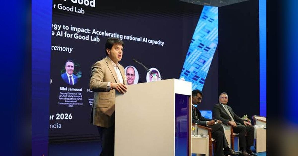 Scindia Opens ITU AI for Good Lab Workshop at IMC 2026