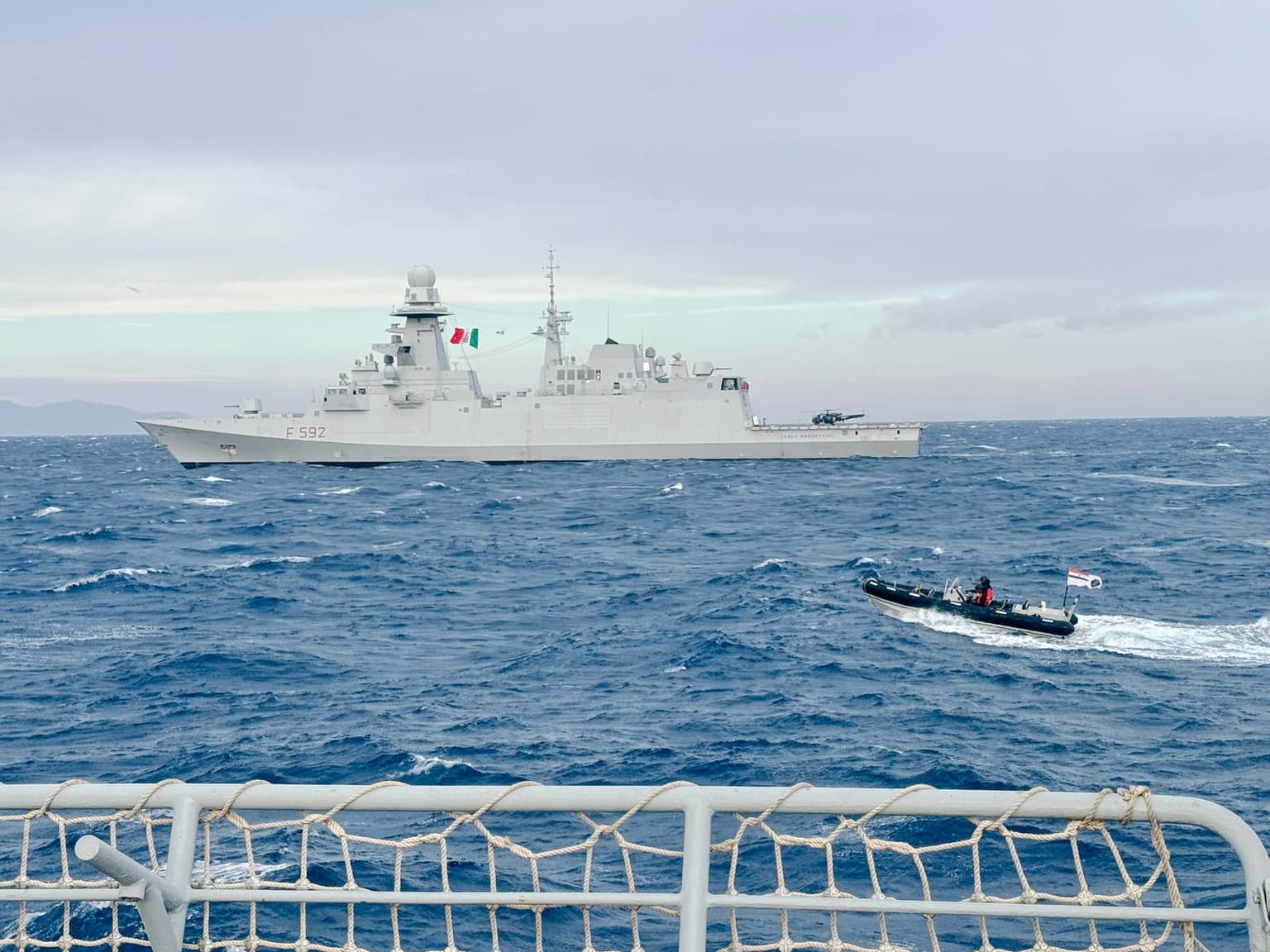 INS Trishul Arrives at Civitavecchia Port in Italy