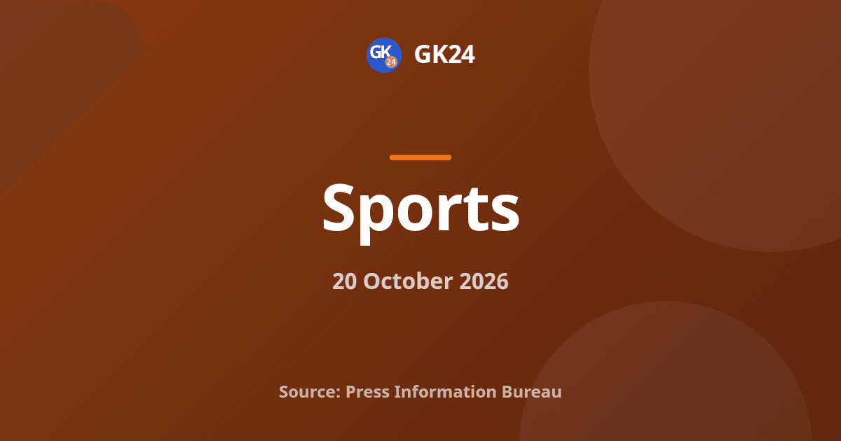 India Wins Two Bronze Medals at Asian Para Games 2026 — GK24 title card