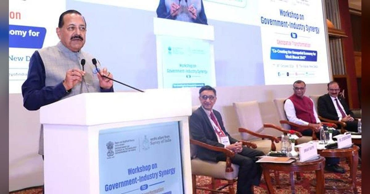 Survey of India Workshop Charts Geospatial Economy Plan