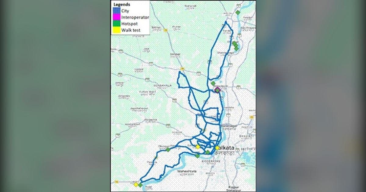 ट्राई के ड्राइव टेस्ट में कोलकाता और अंडमान का नेटवर्क आंका