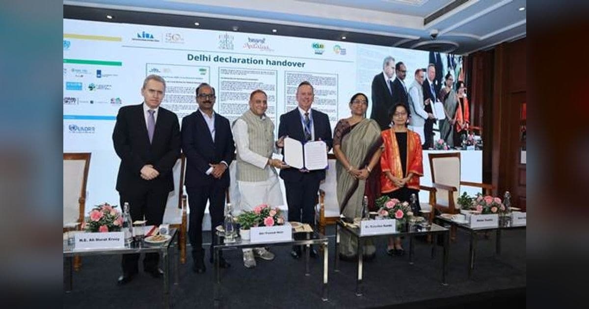 एराइज सिटीज फोरम में दिल्ली घोषणापत्र 2026 स्वीकार